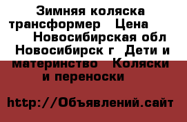 Зимняя коляска трансформер › Цена ­ 5 000 - Новосибирская обл., Новосибирск г. Дети и материнство » Коляски и переноски   